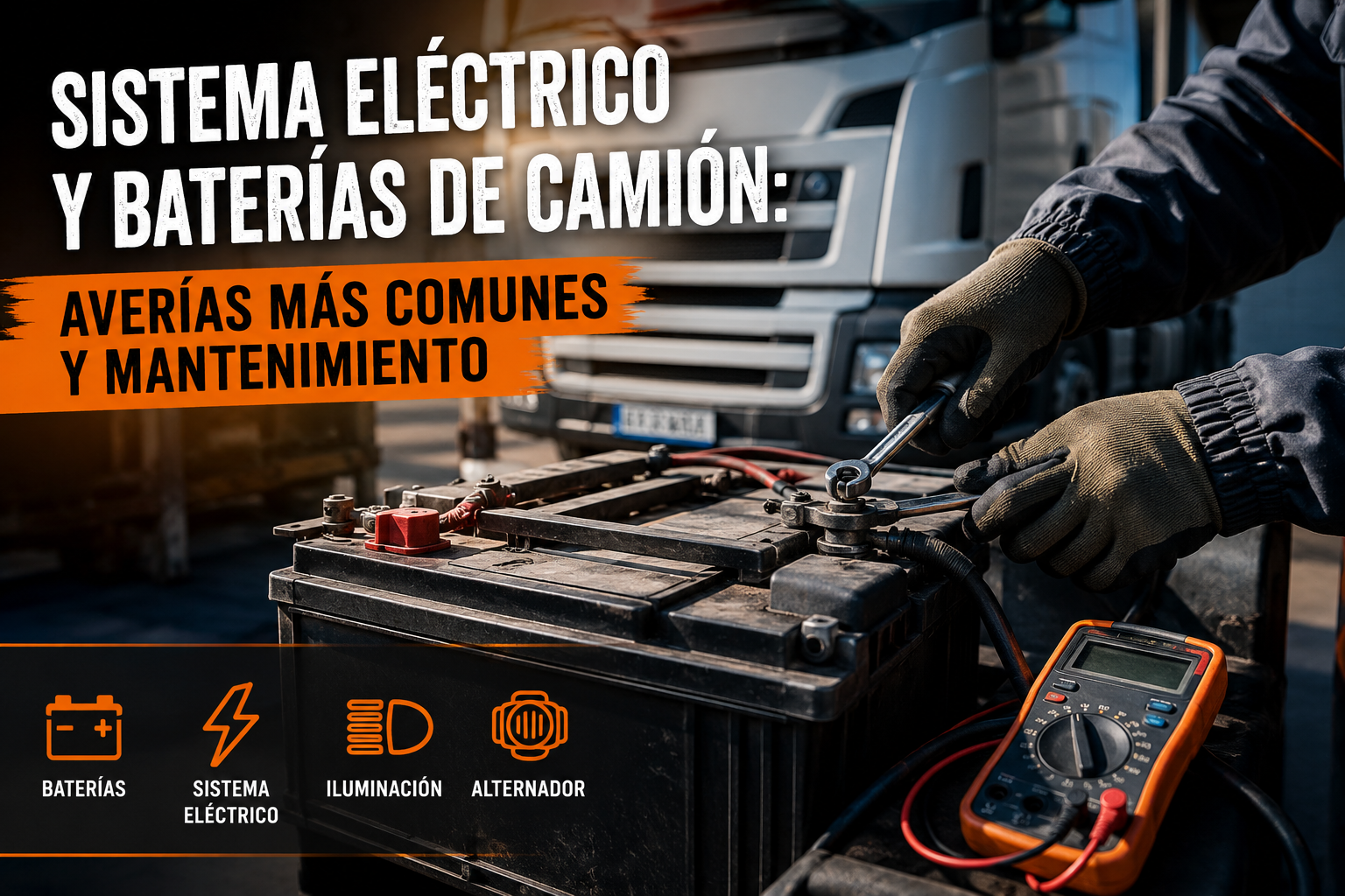 Sistema Eléctrico y Baterías de Camión: Averías Más Comunes y Mantenimiento